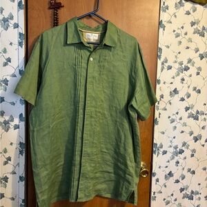 1-Bali Palms Men’s 100% Linen